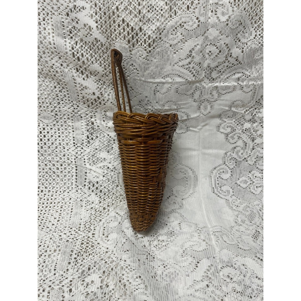 woven hanging wall basket farmhouse - Picture 6 of 6